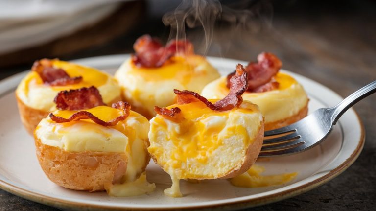 Bacon Gruyère Egg Bites (Keto Recipe)