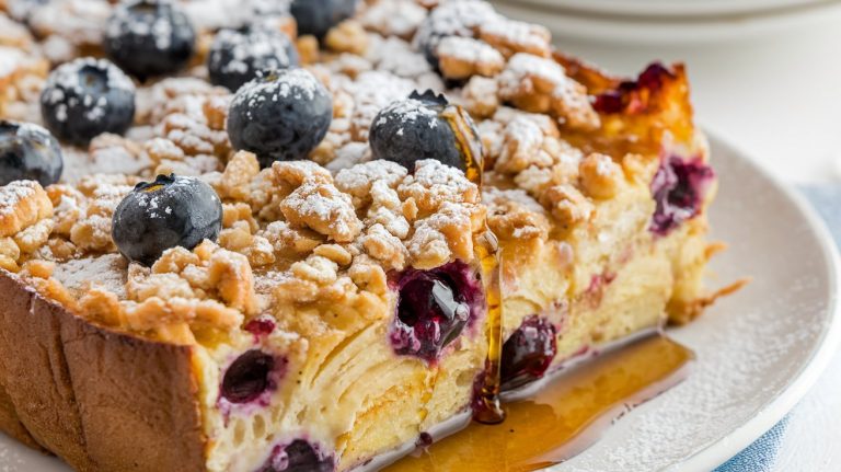 Blueberry French Toast Casserole A Sweet & Buttery Brunch Delight
