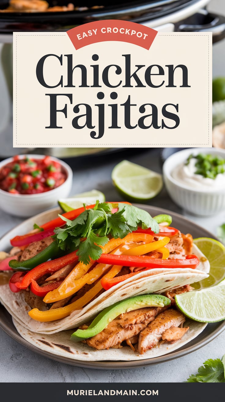 Crockpot Chicken Fajitas