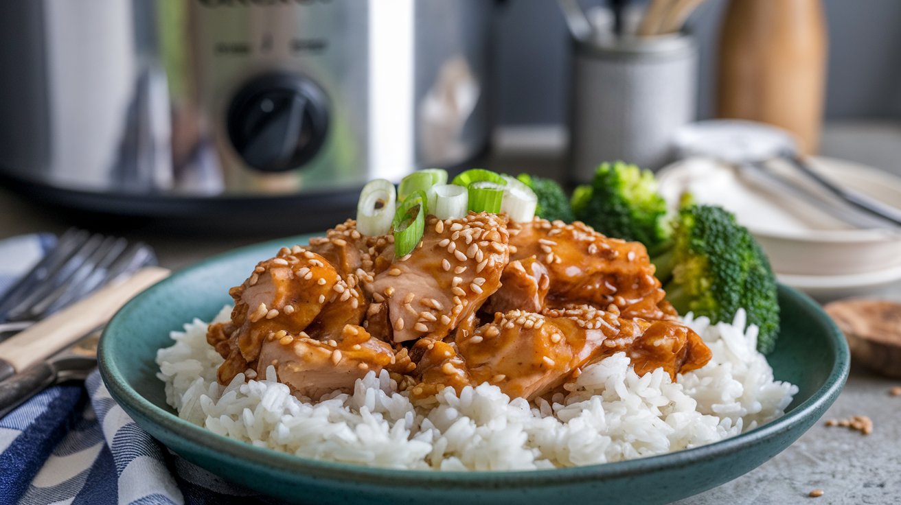 Crockpot Honey Garlic Chicken recipe