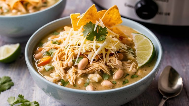 Crockpot White Chicken Chili: A Creamy and Comforting Classic