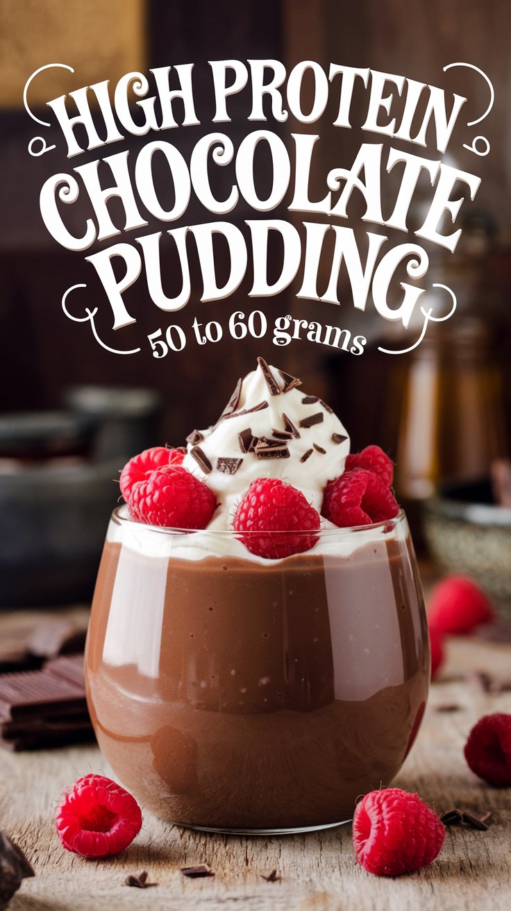 High Protein Chocolate Pudding (40-60g)