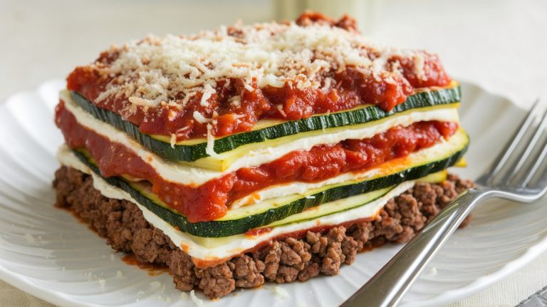 Italian Zucchini and Beef Bake