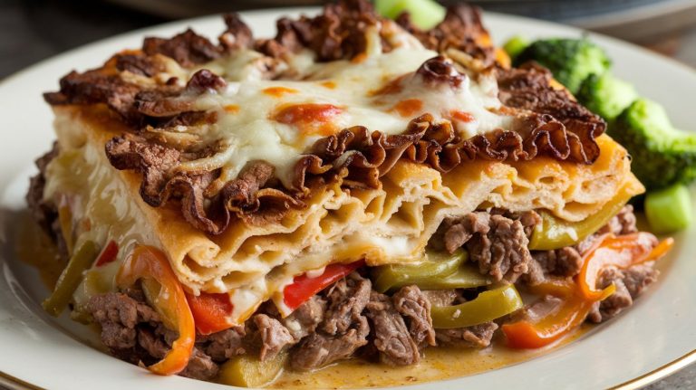 Philly Cheesesteak Casserole Recipe