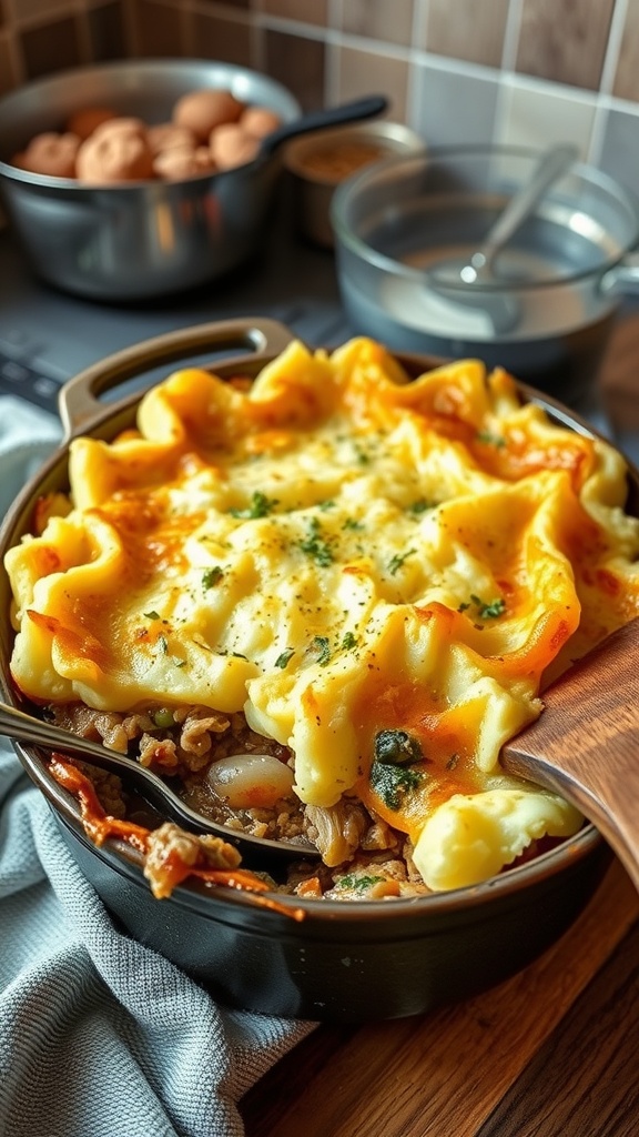 A golden topped shepherd