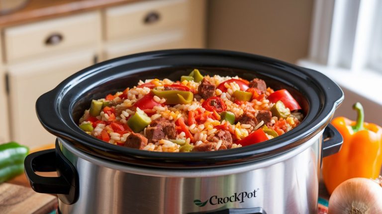 Vegan Crockpot Jambalaya
