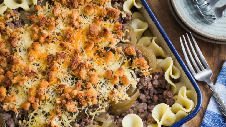 Savory French Onion Beef Casserole Recipe