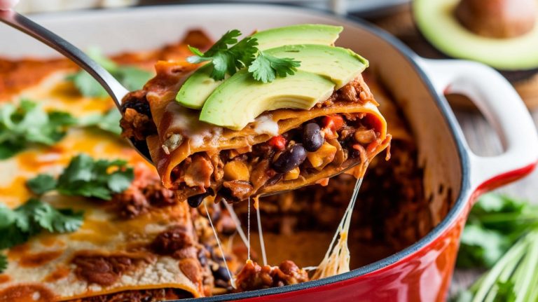 Vegetarian Enchilada Casserole